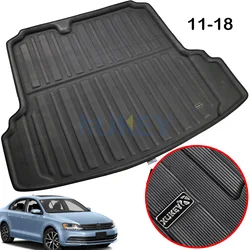 Boot Mat Cargo Liner Rear Trunk Tray Floor Carpet Mud Kick Pad For VW Volkswagen Jetta 2011 2012 2013 2014 2015 2016 2017 2018