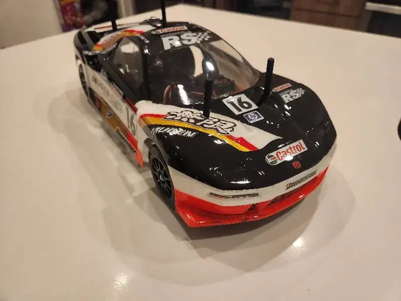 TM305 1/10 Mini Honda NSX przezroczysta obudowa 160mm dla 225mm rozstawu osi RC samochód do driftu Tamiya M podwozie MST Carten