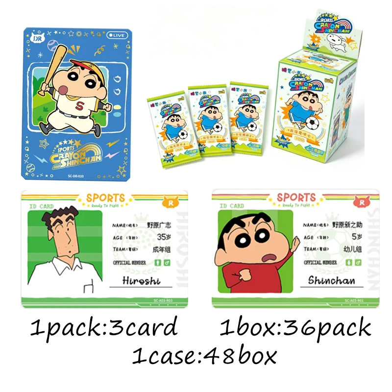 Kayou Crayon Shin-chan Xinjiang Collection Card Vitality Pack Vol.3 Official Genuine Anime Trading Cards Collectible Game Cards
