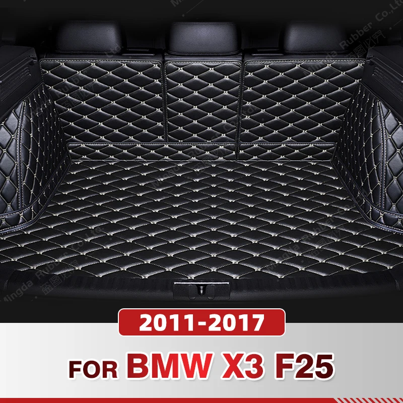 

Auto Full Coverage Trunk Mat For BMW X3 F25 2011-2017 16 15 14 13 12 Car Boot Cover Pad Cargo Interior Protector Accessories