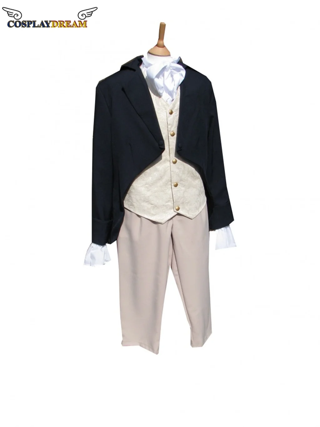 Men's Deluxe Regency Mr. Darcy Victorian Costume Jane Austen Pride and Prejudice Elizabeth Bennet cosplay costume dress suit