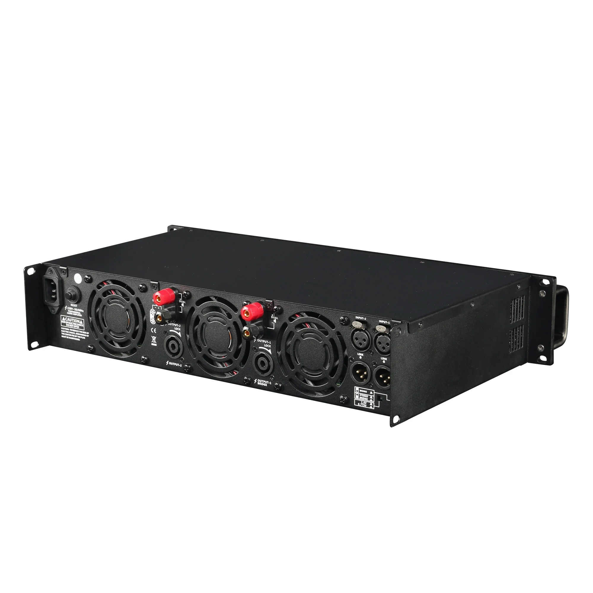 Professional audio system class-D switch mode 2-channel 800 watts speaker power amplifier