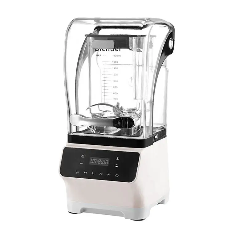 Heavy Duty Vacuum Blender Low Noise Juice Ice Smoothie Maker with Soundproof Cover