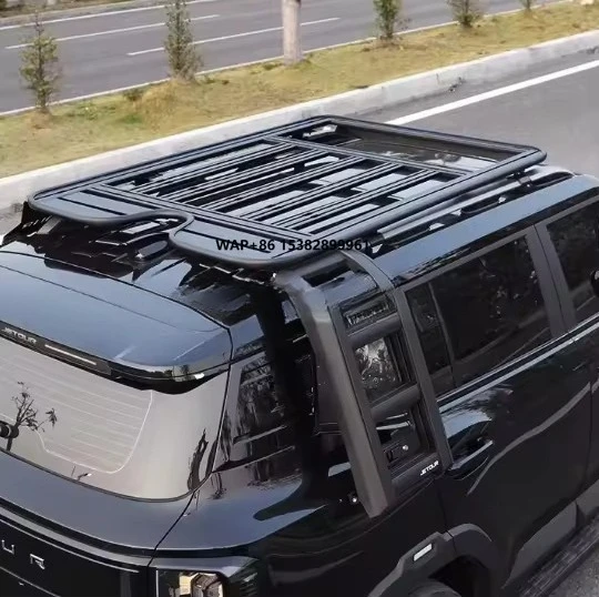 

LC80 Series Offroad Car Roof Racks Top Vehicle Luggage Mount Carrier for SUVs with LED Spotlight Steel Platforms