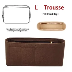 Felt Insert for Trousse 23 28 Toiletry Bag Inner Support Type Lined Cosmetic Bag Organizer