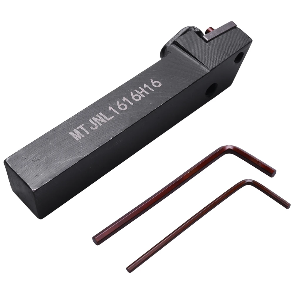 

4Pcs Mtjnl1616h16 Mtjnr1616h16 Lathe Turning Tool Holder 16X100mm For Tnmg Insert Kit 8 Wrench+4 Boring Bar Set