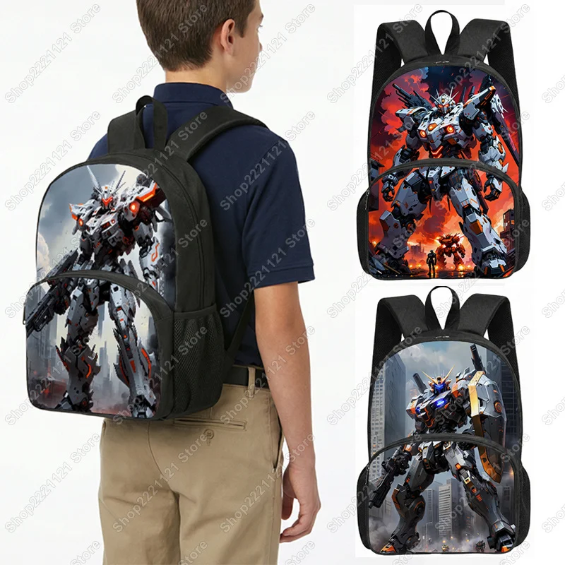 

Science Fiction Mecha Graphic Backpack Robot Deformation Student School Bags for Teenager Boys Daypack Men Rucksack Bookbag