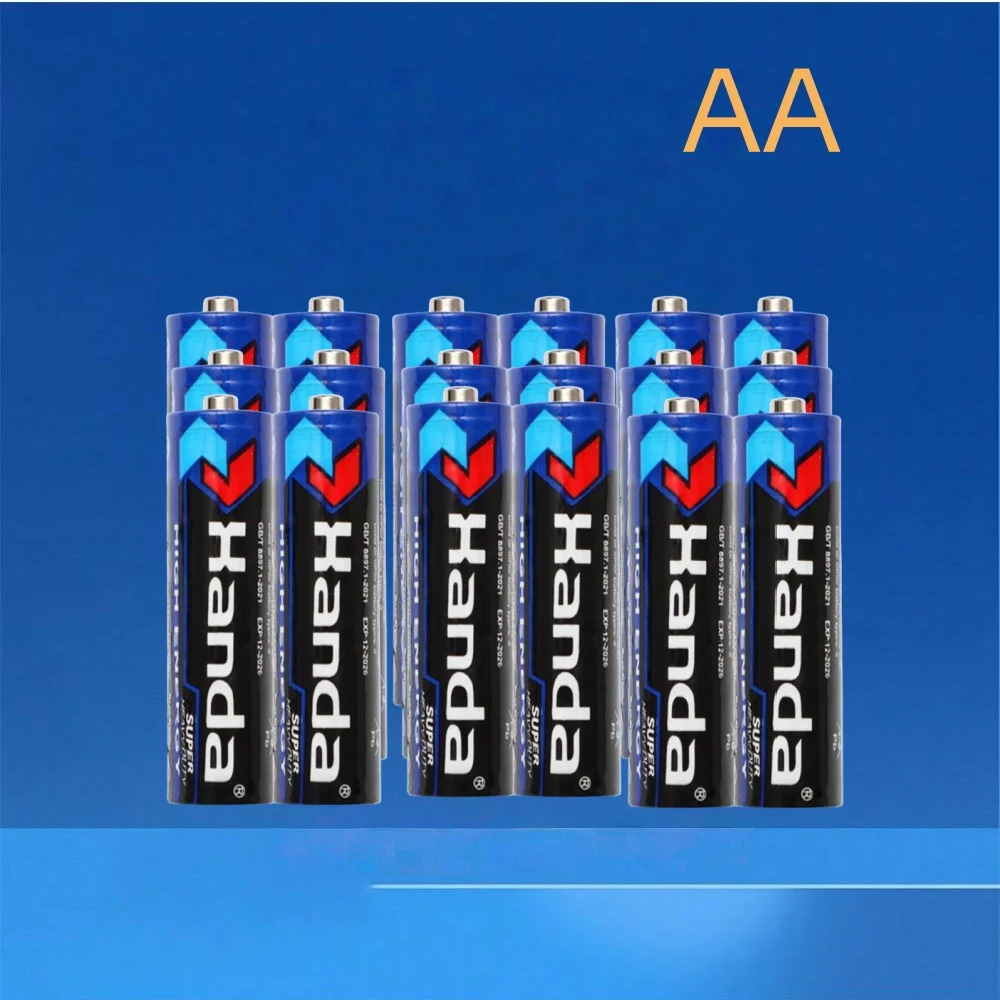 12-30PCS Blue AA 1.5V Black Blue Battery Carbon Zinc Manganese Cell Disposable Battery Flash Wireless Mouse Keyboard