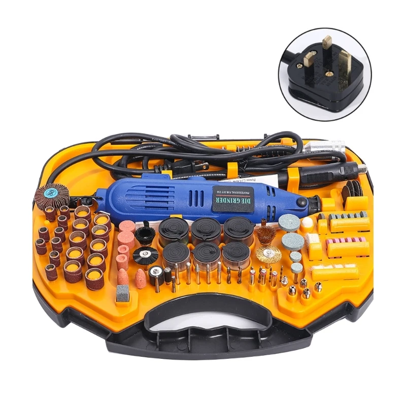 180W Rotary Tool Kit Power Rotary Tools 6 Variable Speed Electric Drill Set for Handmade Crafting Projects Creations