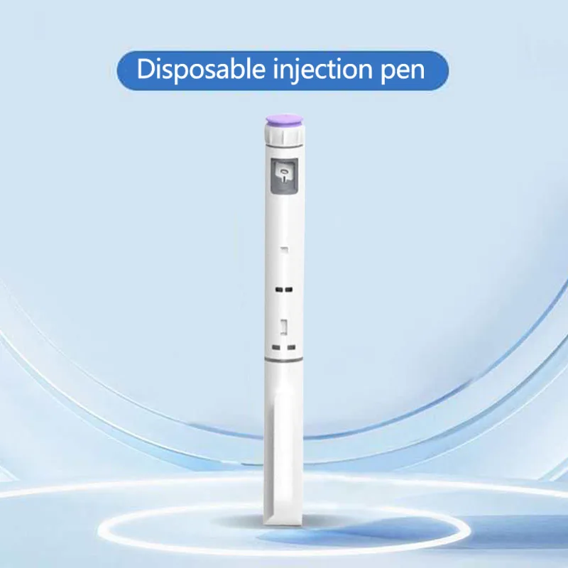 

10 high-precision disposable injection pens with purple buttons for insulin and growth hormone (excluding drugs)