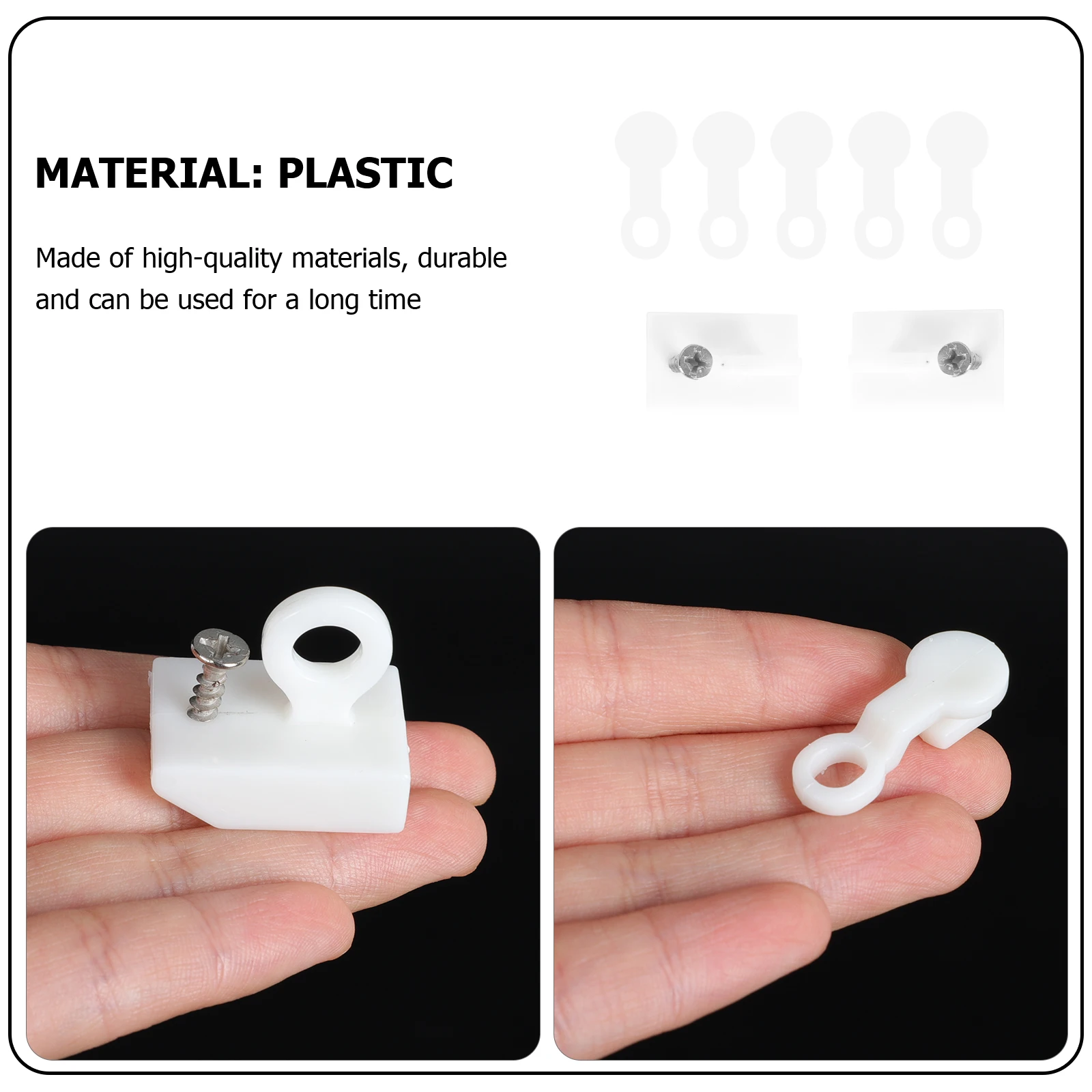 

1 Set Plastic Silent Track Rollers Smooth Sliding For Panels Drapes Valances Room Dividers Humid Resistant Roller For Plastic