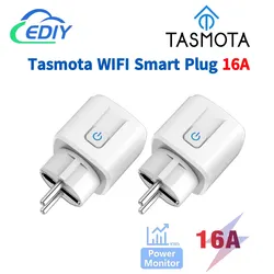 TASMOTA WiFi fişi madde ev yardımcı elektrik tüketimi izleme 16A ile çalışır