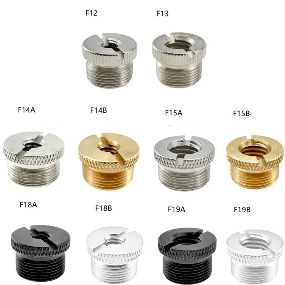 Microphone Accessories Screw 5/8-27 to 3/8-16 1/4-20 Inch Conversion Screw Nut Tripod Adapter Mount for Microphone Stand