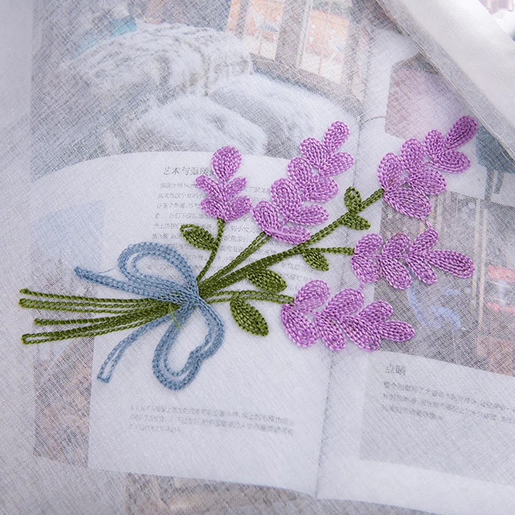 

Embroidery Short 100X50Cm Window Sunlight Blocking Half Curtain For Home Living Room Bedroom Decorative Household Curtain