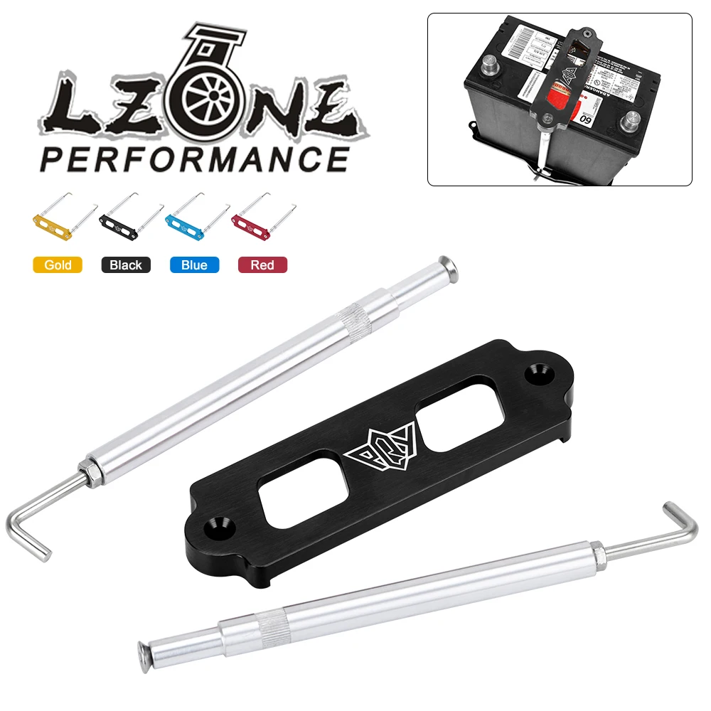 

Комплект крепления аккумулятора с крюками из нержавеющей стали для Honda Civic / CRX S2000, Acura Integra RSX с логотипом PQY