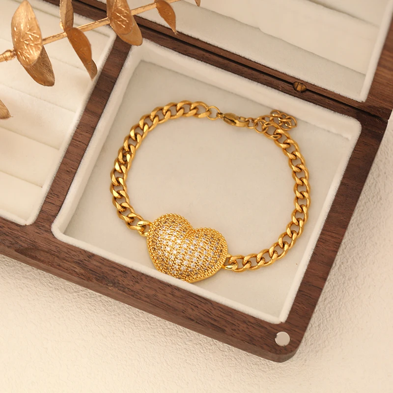EILIECK 316L Edelstahl Runder Stern Strass Halskette Armbänder Ohrringe Set für Damen Trendiger Wasserdichter Beliebter Schmuck – Detail 18