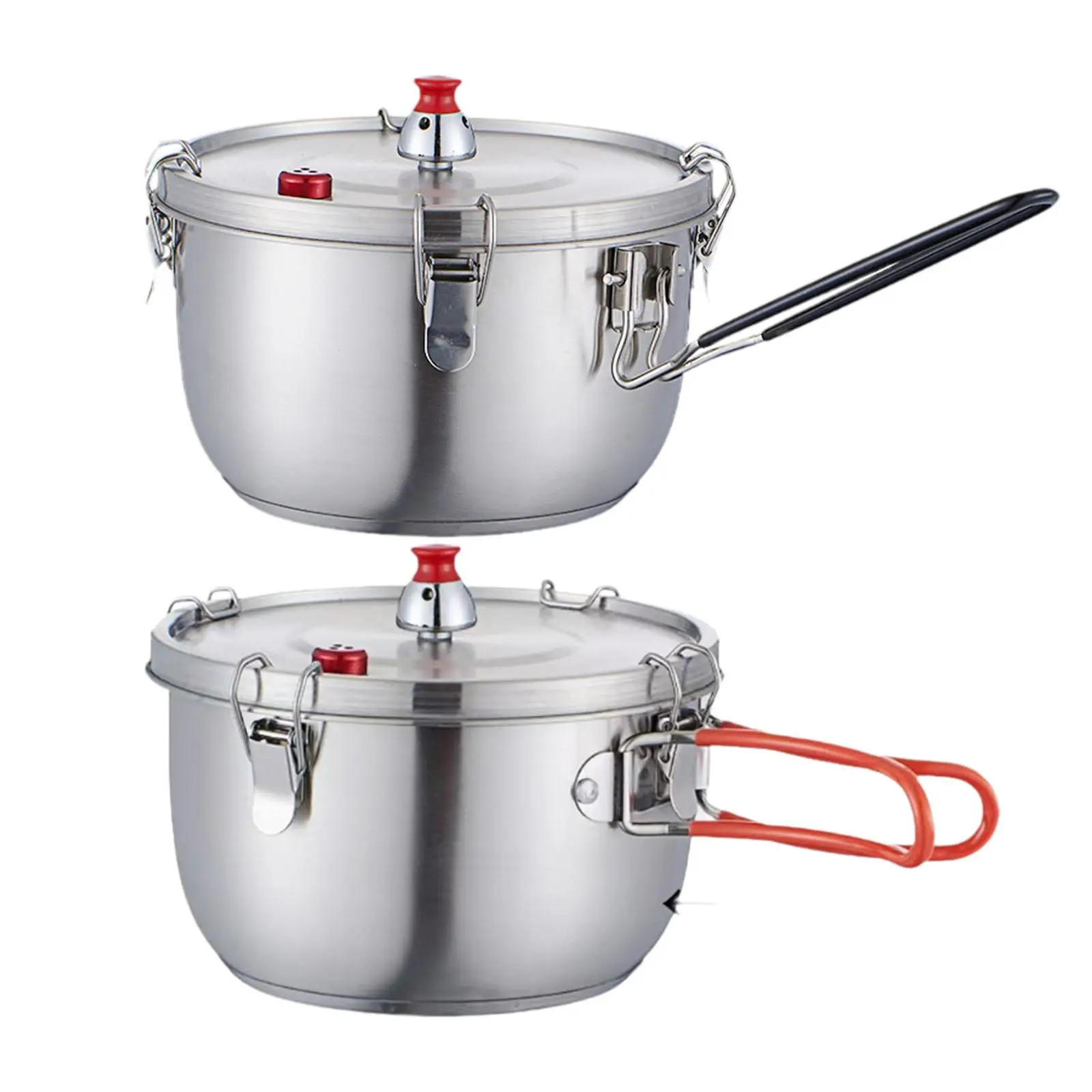 Stainless Steel Pressure Cooker Steaming Gas Stoves Canning Micro Pressure Cook for Outdoor Commercial Home Restaurant Camping