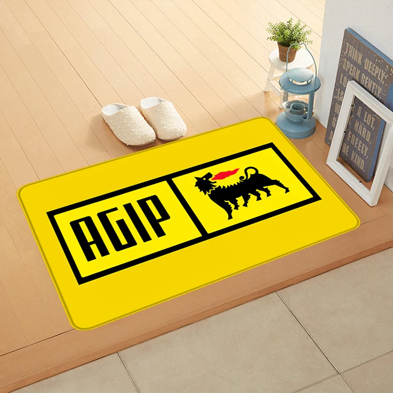 الحصير السرير الكلمة حصيرة عدم الانزلاق القدم البساط Agips Eni سباق السيارات النفط المدخل السجاد المطبخ امتصاص الماء السجاد رقيق ديكور المنزل