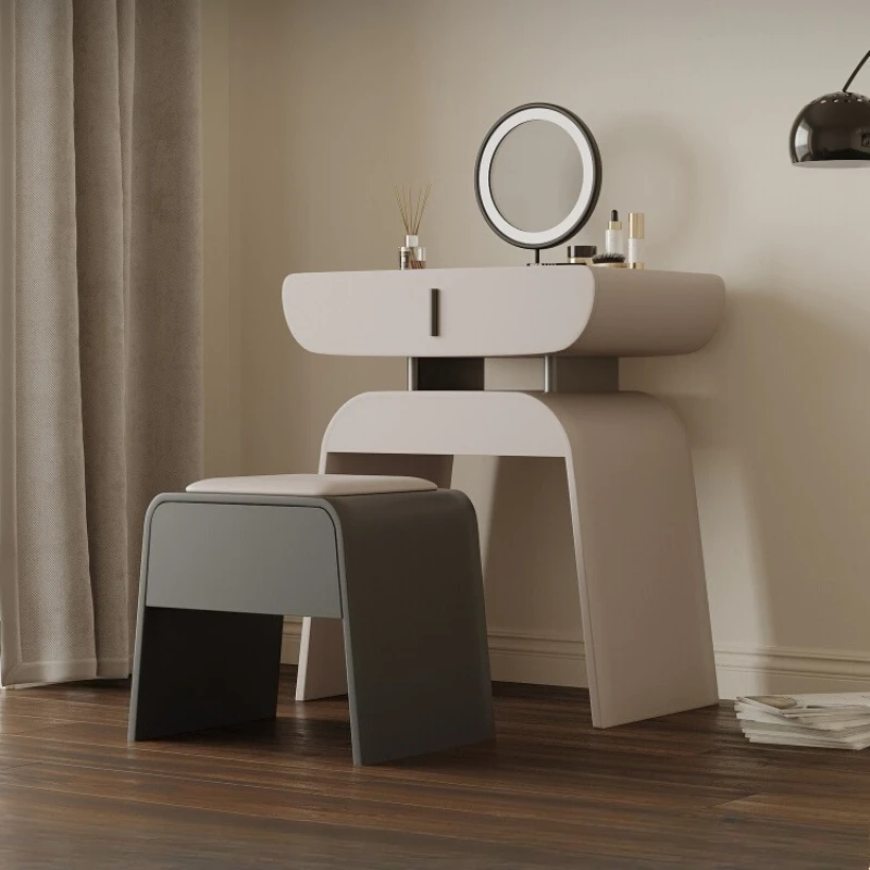 

Nordic Organizer Storage Vanity Mirror Chair Small Drawers Bedroom Dressing Table Makeup Desk Adult Toaletka Furniture Home