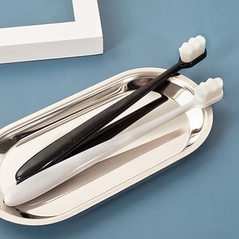 2/5 قطعة فرشاة أسنان ناعمة ذات شعيرات ناعمة مريحة مناسبة لرحلات العمل أنبوب فرشاة الأسنان تنظيف الأسنان للاستخدام المنزلي #3