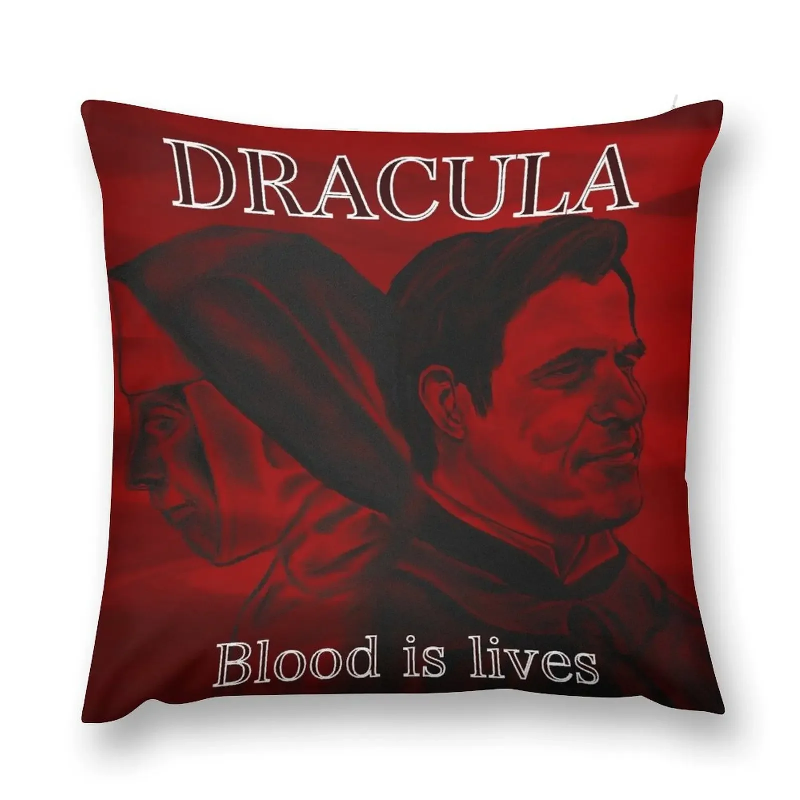 

Dracula and Sister Agatha - Blood is lives Throw Pillow Pillow Cover Cushions Home Decor pillow