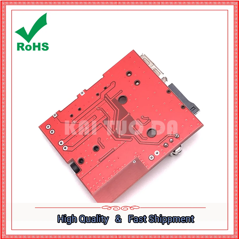 Módulo de decodificação mp3 compatível com bluetooth, placa receptora de áudio, amplificador de alto-falante de carro sem perdas, módulo de placa de circuito 4.1 modificado