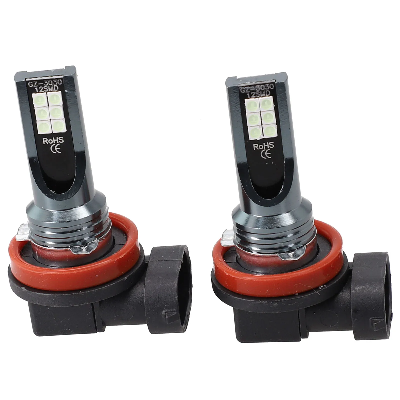 

DRL LED Headlight Driving Fog Light H11 Lamp Set Waterproof 20000LM 2pcs 360 Degrees Blue Replacement 110W New