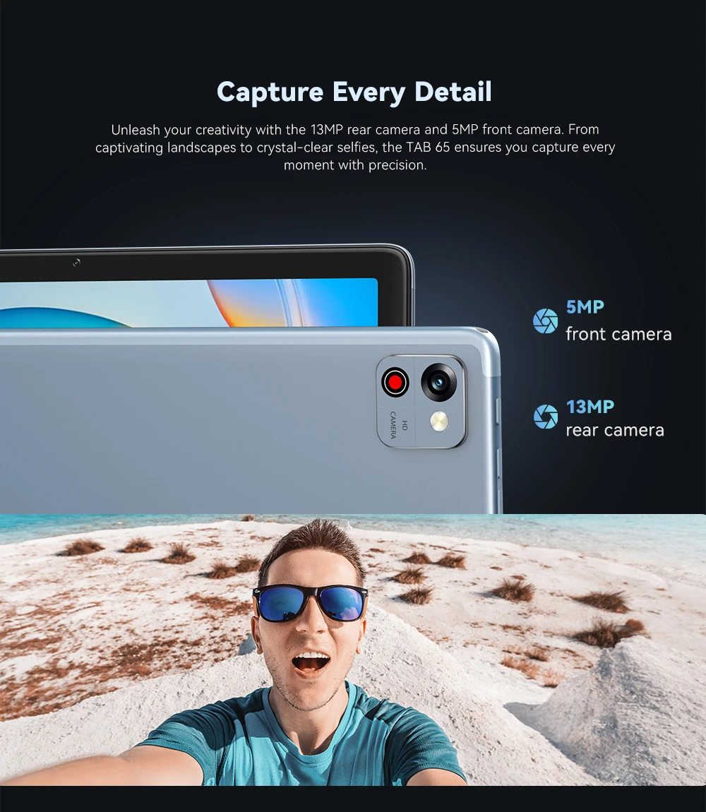 [Ship From UK]Cubot TAB 65 10.1-Inch HD+ 90Hz Screen Tablet Android 15 Octa-Core 12GB(4+8) RAM 128GB ROM 13MP 6200mAh OTG Pad PC