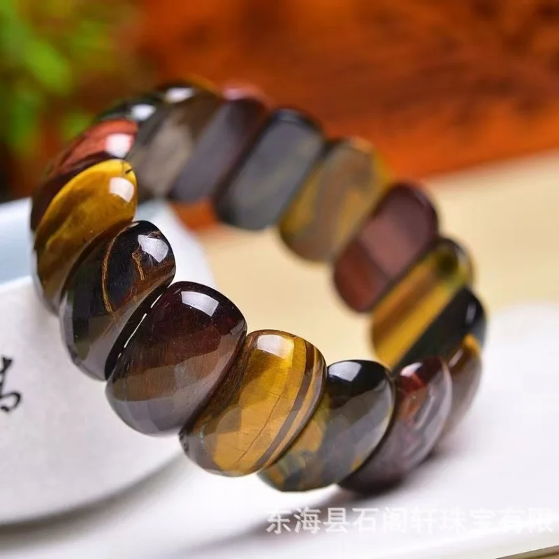

Natural Blue Tiger Eye Faceted Bracelet Accessories