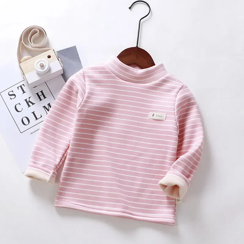 Spring & Autumn Fall Clothes for Kids Teen Girls Clothing Fashion Tees Baby Boys Tops Cotton Children\'s Long Sleeve T-Shirts