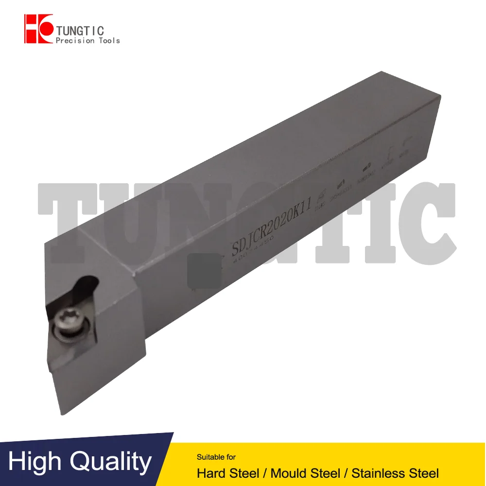 

SDJCR2020K11 Tool Holders for External Turning S-Clamping Right hand SDJCR2020 Kr:93°