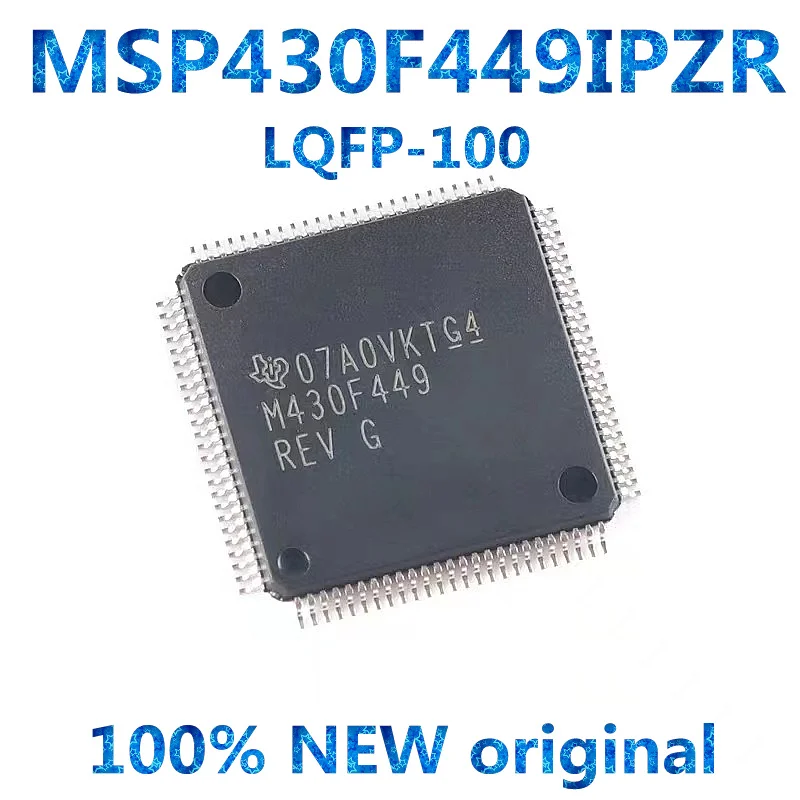 MSP430F449IPZR LQFP-100 16-bit Microcontroller, MCU, 100% New