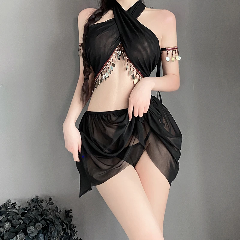 

Ancient Persian and Egyptian Cosplay Costumes Women Sexy Lingerie Set Unleash Inner Seductress Exotic Outfits