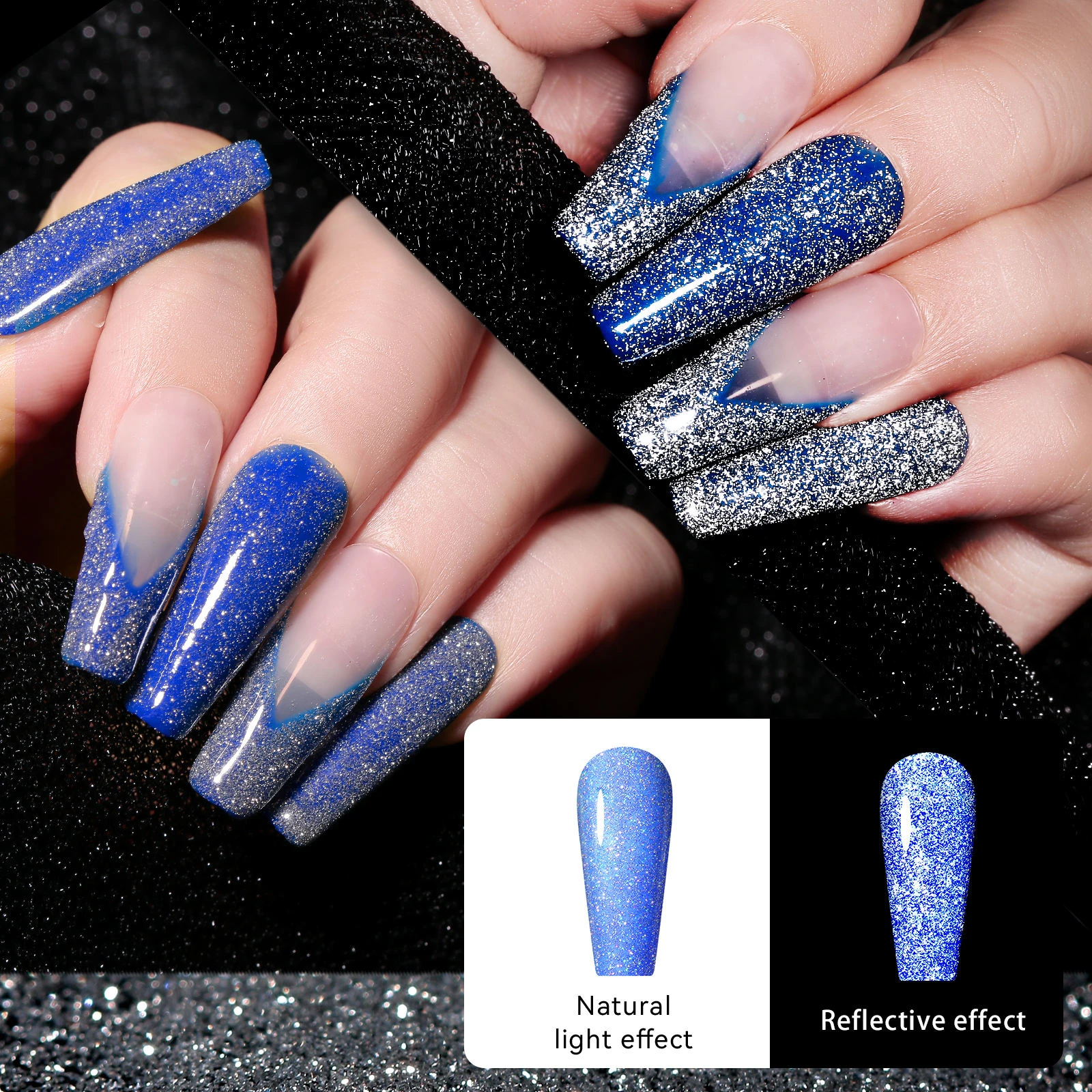 JTING 1 قطعة 15 مللي سوبر لامعة عالية الجودة عاكس بريق معطف فوقي هلام البولندية تأثيرات الماس #1