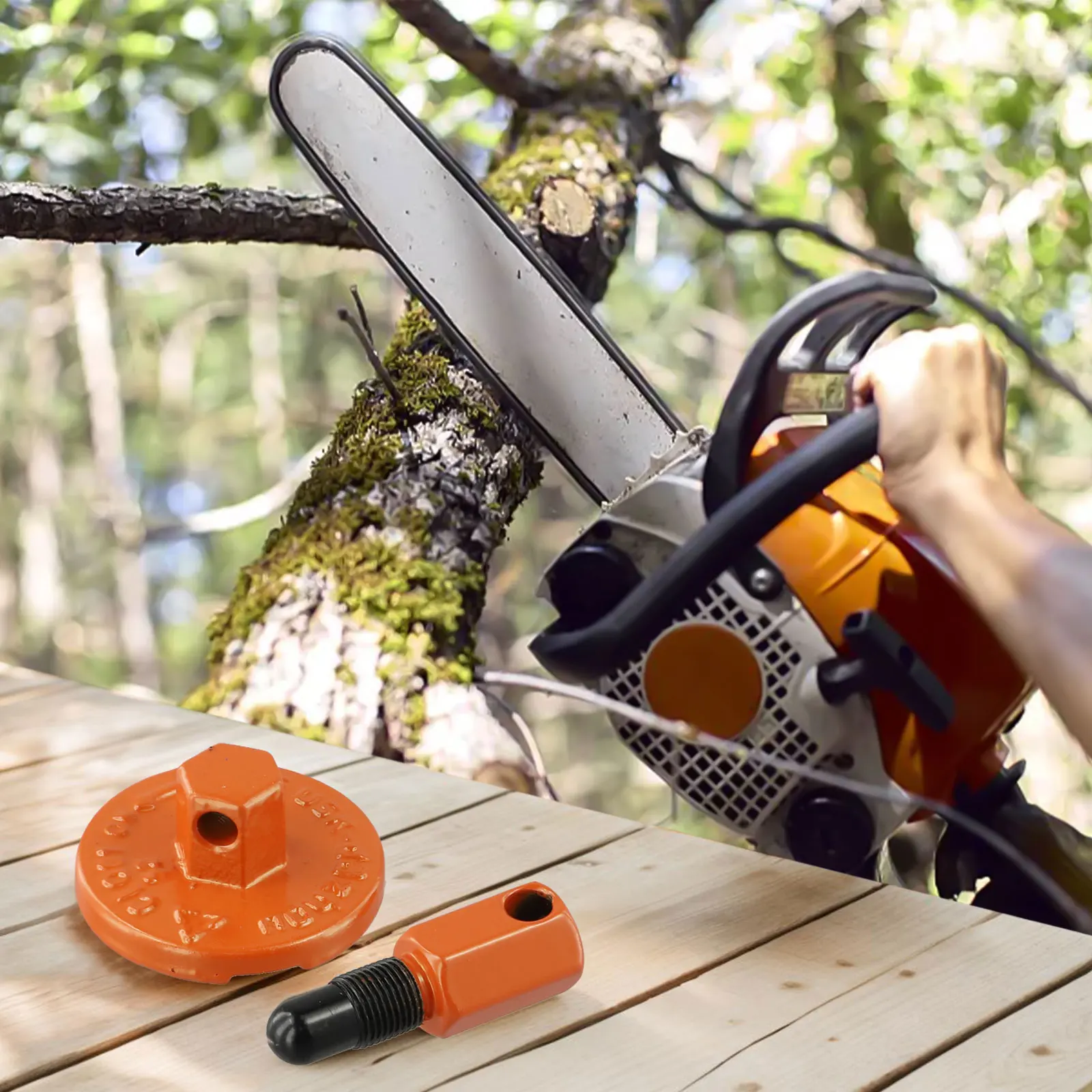 

2 Pieces Clutch Expander Tool Chainsaw Clutch Flywheel Expander Chainsaw Maintenance User-friendly Design For Easy Handling