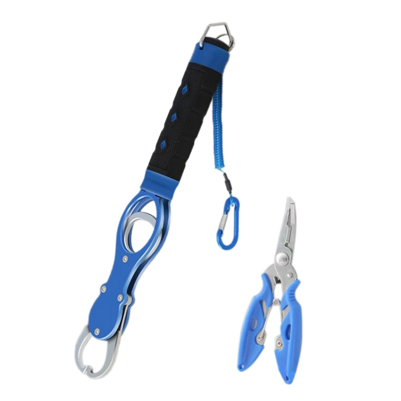 

AA81-Portable Fish Control Device Fish Control Device Fish Catching Pliers Hook Fish Control Device Set