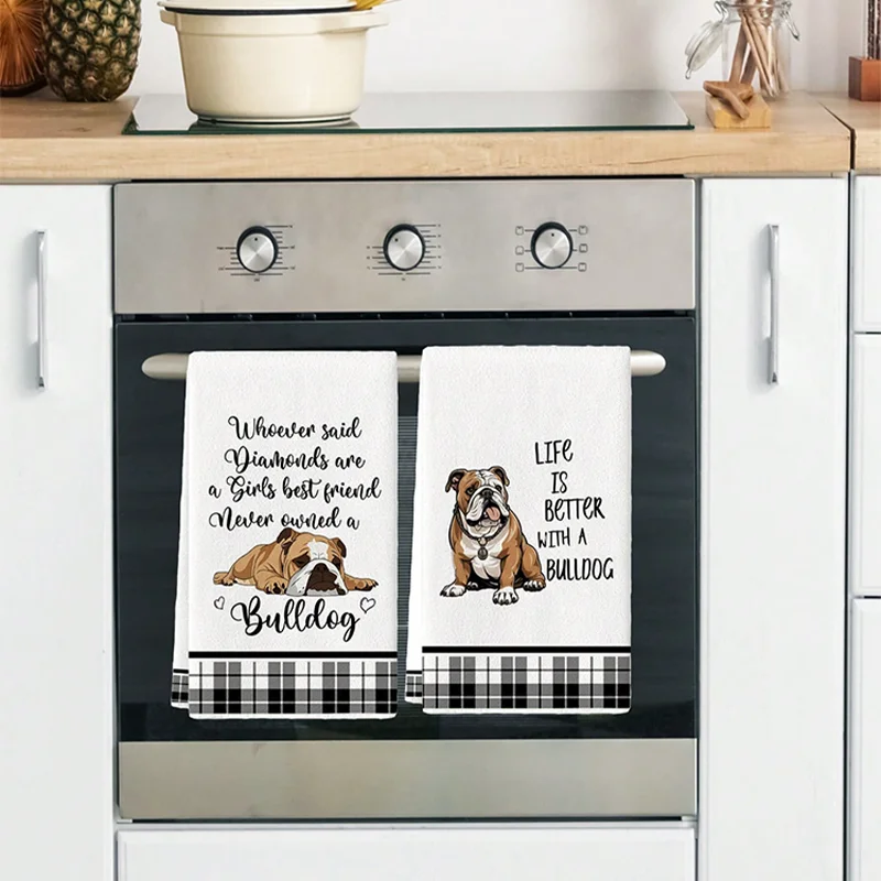 قطعتان، مناشف مطبخ بتصميم الكل - مراجعة Kitchen Baking Quotes وسعره