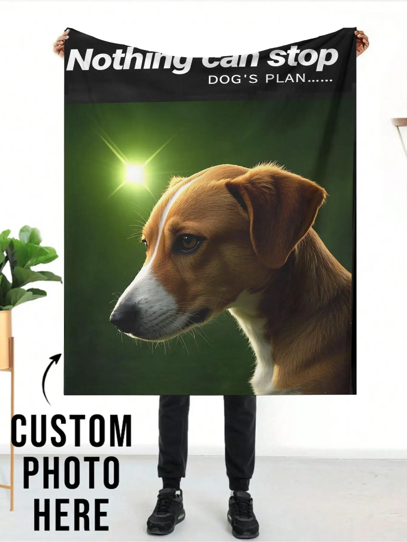 1 Stück personalisierte Flanelldecke mit individuellem Foto – ideales Geschenk für Weihnachten, Halloween, Geburtstage und Jahrestage, weiche, warme, bequeme, hautfreundliche, maschinenwaschbare