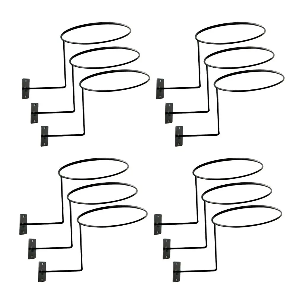 4x 3x настенный держатель, вешалка для художника, рыбака, ковбойской шляпы от солнца