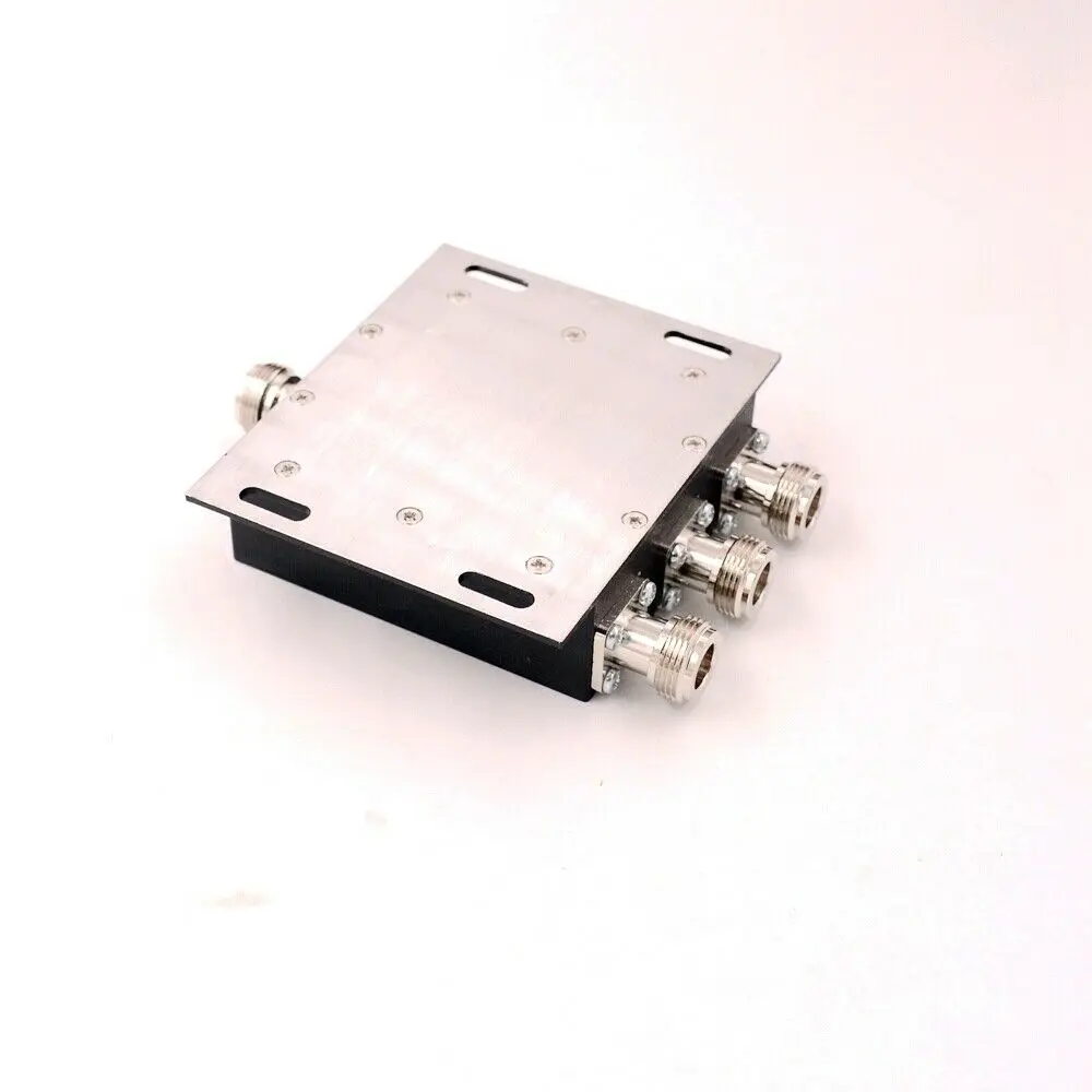 Divisor de Energia para Repetidor de Rádio, Divisor para Estação Base Móvel, 3 Vias, UHF, 400-500MHz, Tipo N/F, Rádios Comunicação