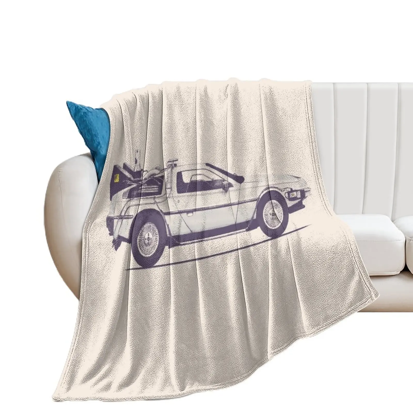 Delorean Throw Blanket Blankets Sofas Of Decoration Custom Blankets