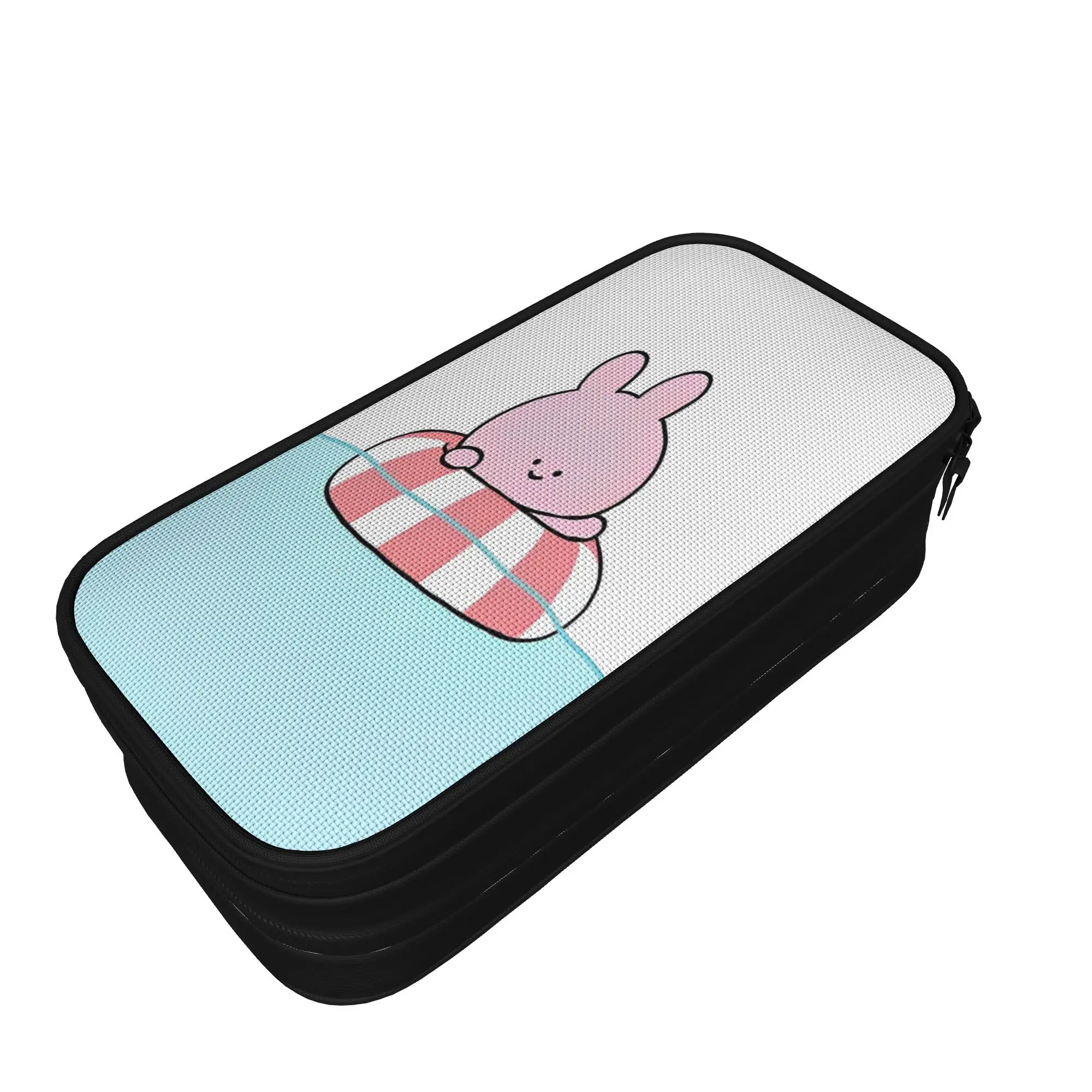 Fashion Pencil Case A-Asamimichans Pencil Pouch Swimming School Pencil Cases Boy Girl Canvas Graphic School Stationery