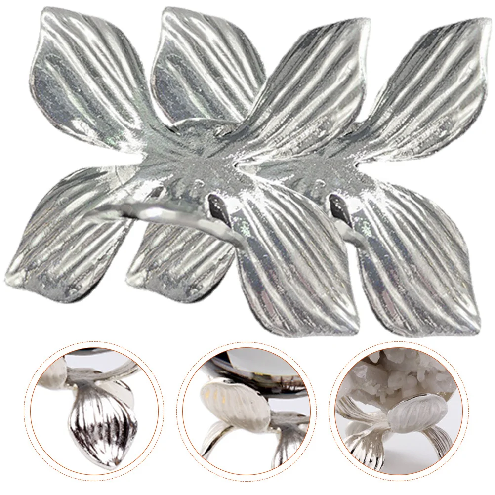 

2Pcs Stable Metal Crystal Ball Pedestal Creative Leaf Shape for Festive Gifts Crystal Ball Stand Sphere Stand Stone Storage Base