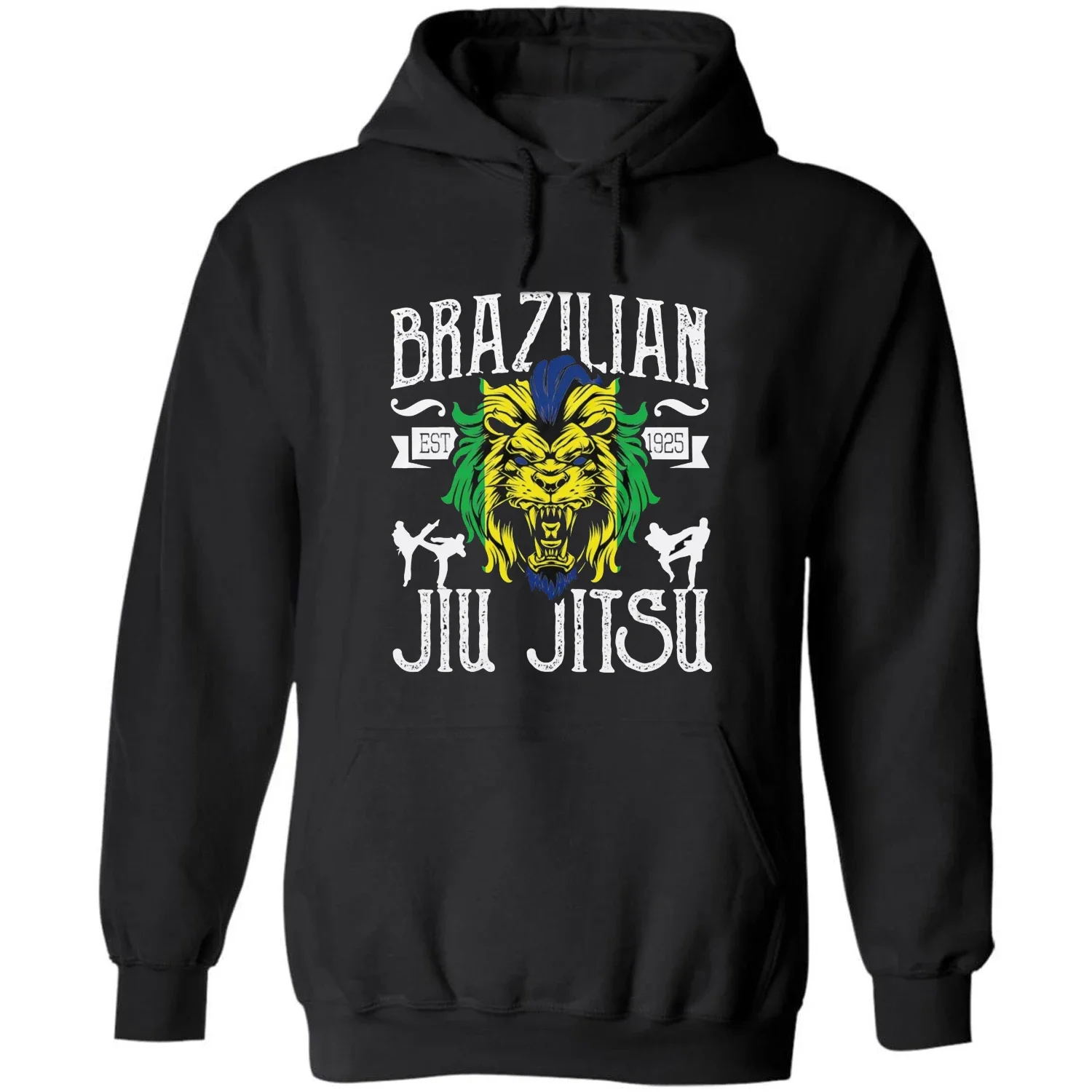 Brazilian Jiu Jitsu MMA BJJ Martial Arts Pullover Hoodie New 100% Cotton Comfortable Casual Mens Sweatshirts Fashion Streetwear