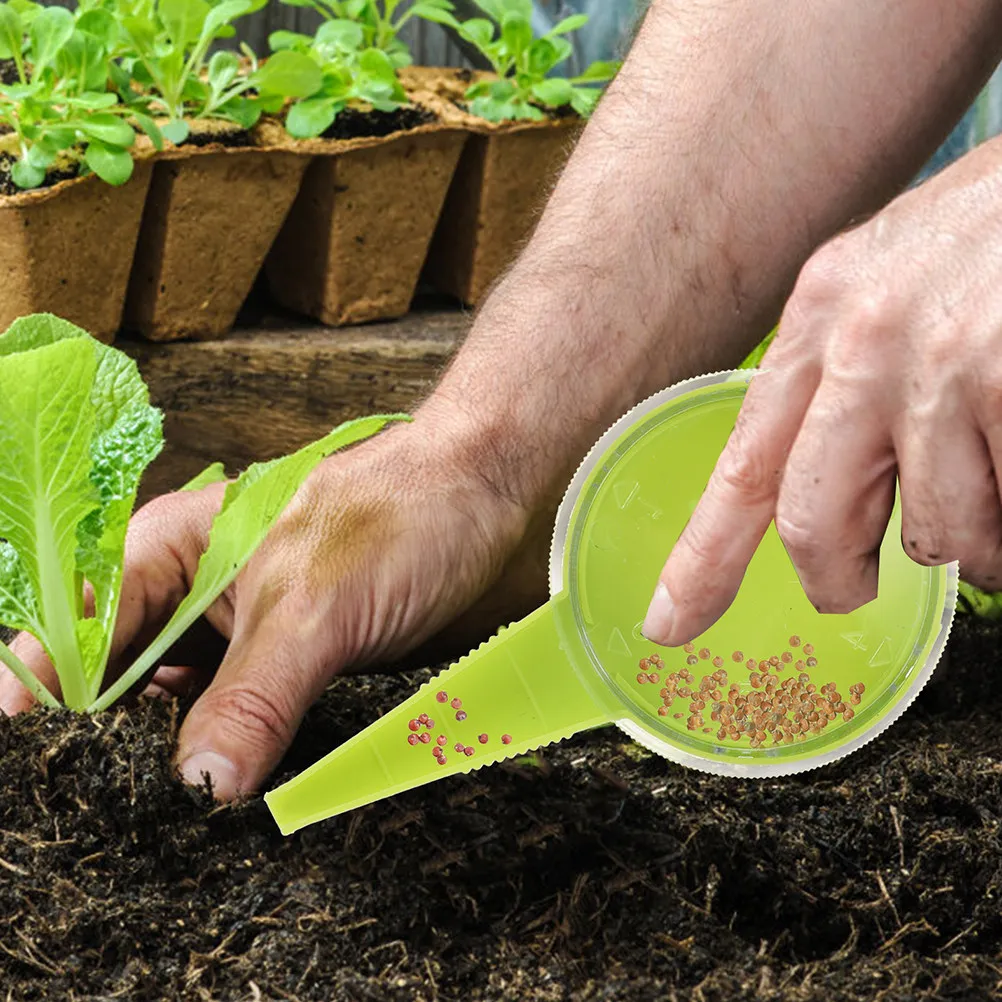 1Set Garden Hand Tool Plastic Planter Dispenser Planting Seed Convenience Gardening Tool Dispenser