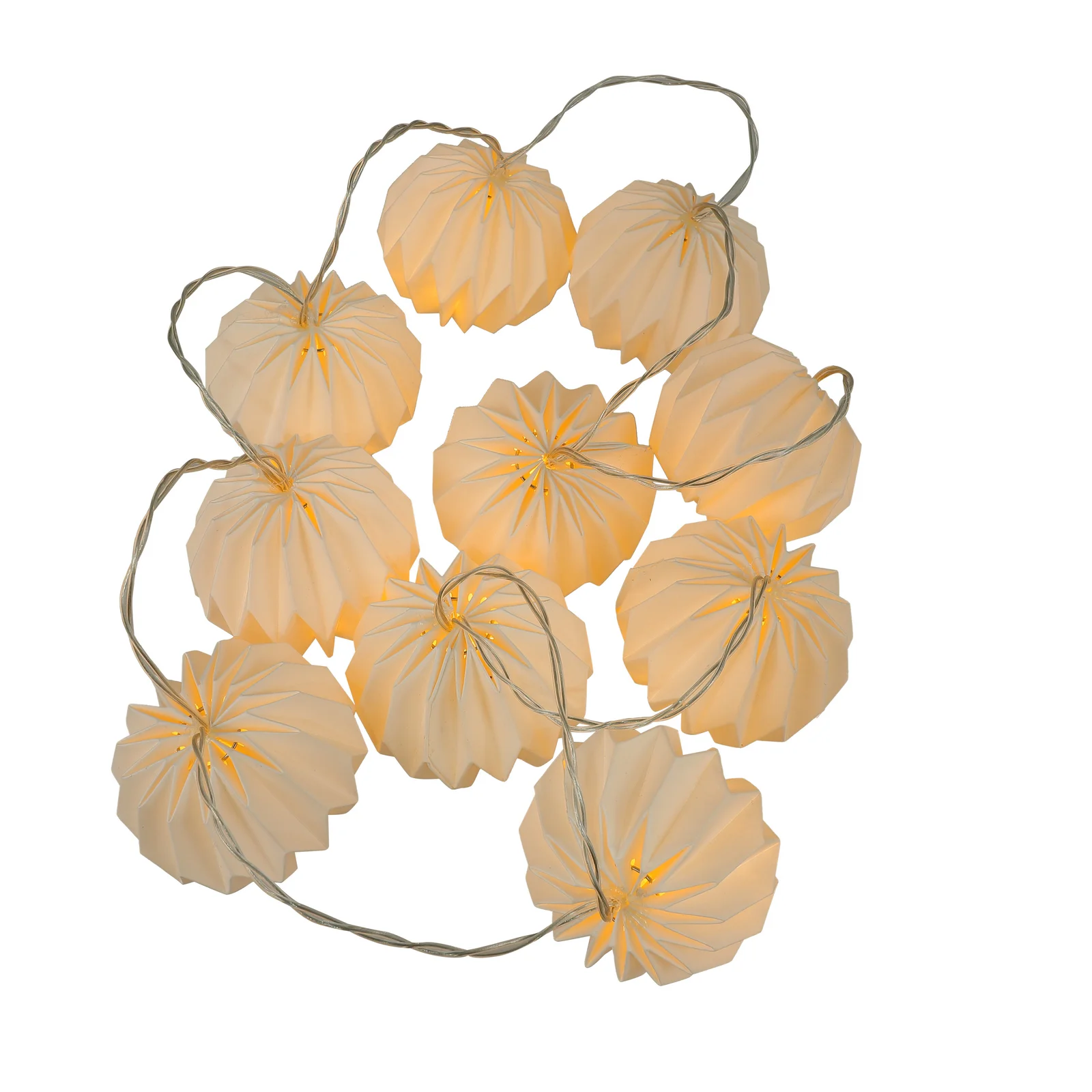 

Paper Pumpkin Strings Fairy Light Hanging Lights Decorative Rope LED Pendant Halloween