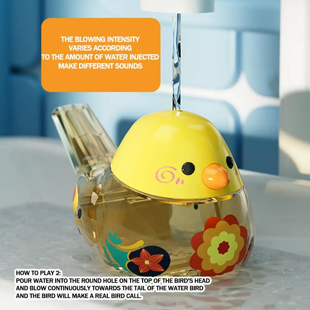 Cartoon Whistle Tide Play Fun Waterbird Plus Water Learn Bird Calls Blow Children's Musical Instrument Waterbird Whistle Toys