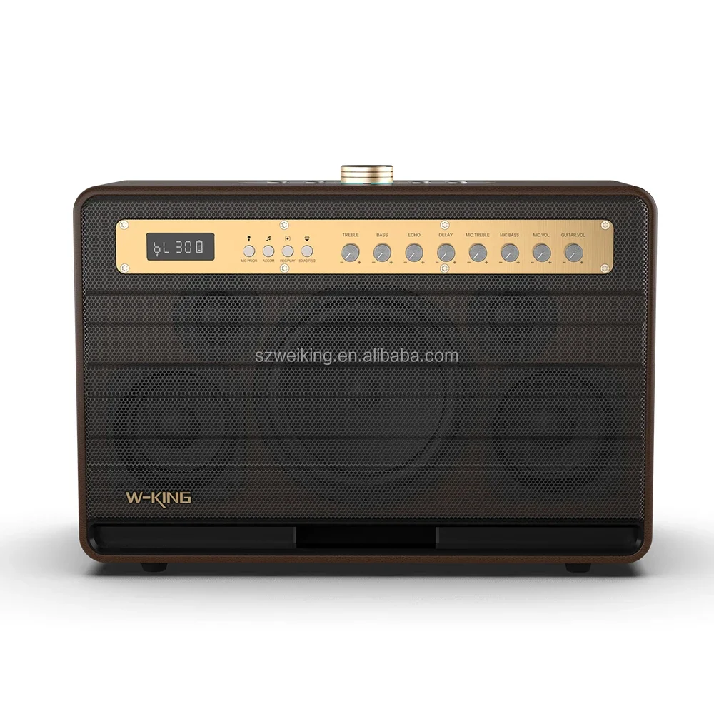 2022 W-KING brand salable factory direct supply bluetooth speaker K6L with two microphone