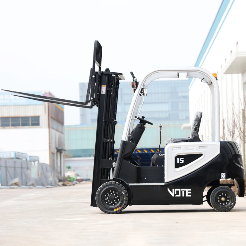 Free Shipping Electric Forklift 1.5 Tons 3 Ton Four Wheel Warehouse Elevated Battery Loading Truck New Forklift customized