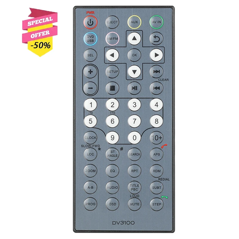 

DV3100 Remote Control For Furrion entertainment system DV3100 DV3100-RC Replacement Controller